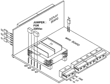 230 Vac Jumper Wiring